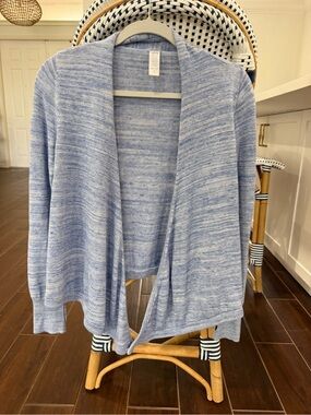 Ivivva by Lululemon Girls Size 14 Four's A Charm Open Front Wrap Cardigan